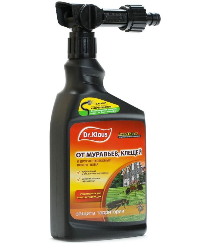 Эжектор (концентрат) от мух, ос и др. насекомых 1л/8 Dr.Klaus Insect Super, 064-SN-EZ-001136-2