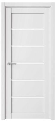 Дверь Вена ширина 90 см Винил Стекло белое