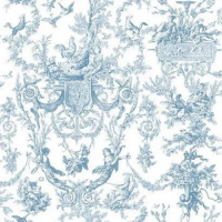 Бумажные обои на бумажной основе York York Ashford House Toiles II 0.52x10.05 арт.AT4241T