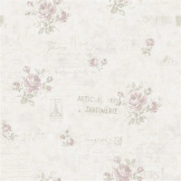 Флизелиновые обои Aura Vintage Rose II 0.53x10.05 арт.G45085