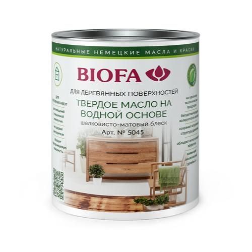 Твердое масло на водной основе Biofa (Нормандия) 10 л