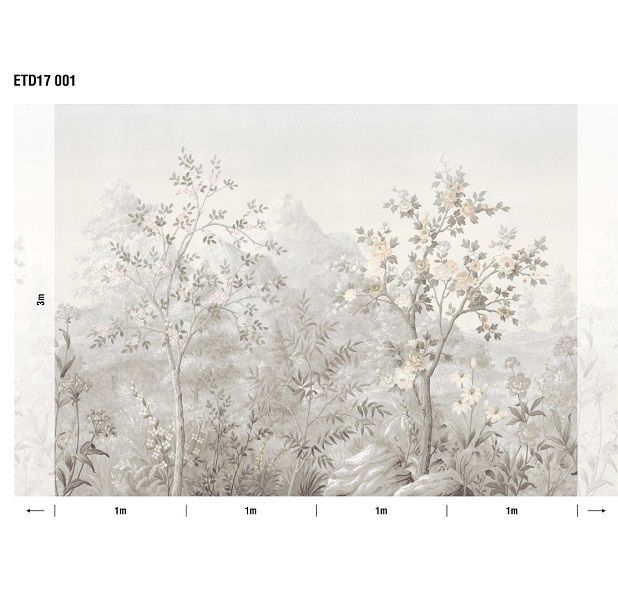 Флизелиновые фотообои Loymina Etude Vol. II (Художественное панно 2) ETD17 001