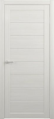 Дверь Сеул ширина 90 см Эко-шпон Стекло белое