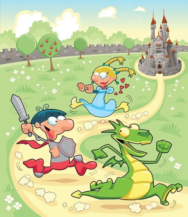 Фреска Погоня за драконом