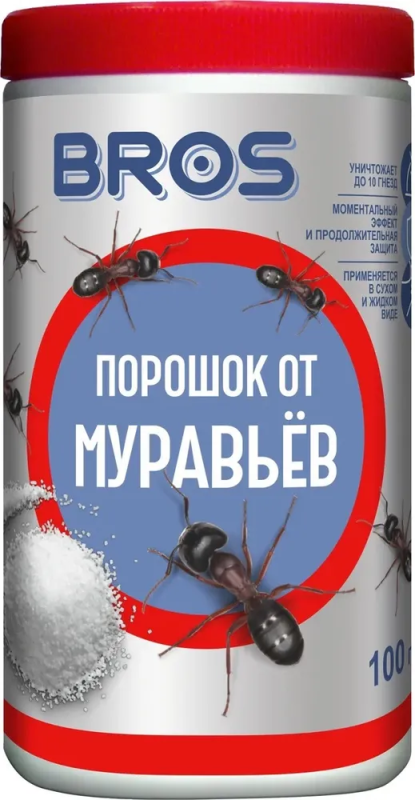 Порошок от муравьев 100гр "BROS"