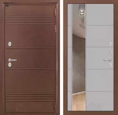 Входная дверь Термо Лайт с Зеркалом 19