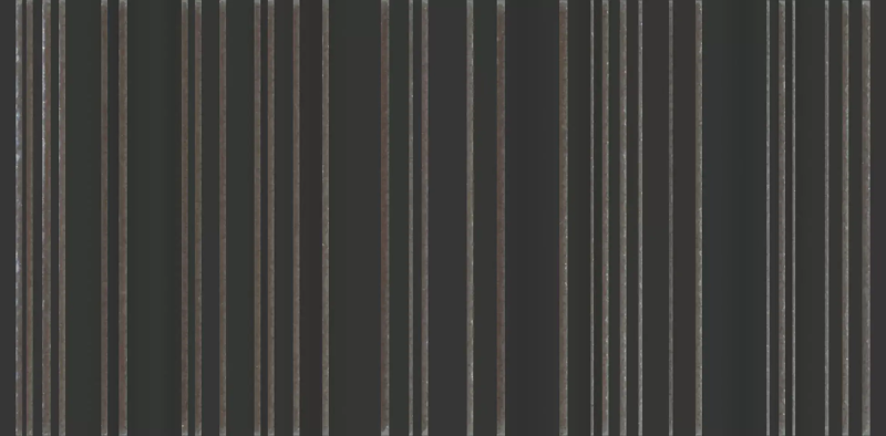 Декор Касба чёрный структура 7,4x15x0,82