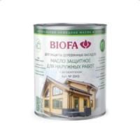 Масло защитное Biofa с антисептиком в цвете Сепия