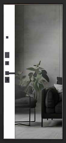 Стальная дверь ‭Forest с зеркалом АСД