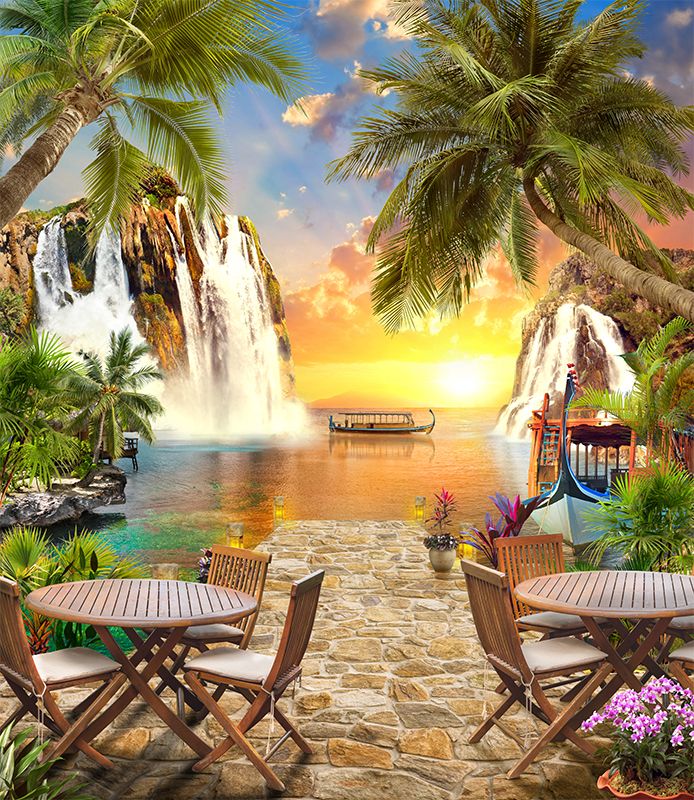 Фреска Современный Графический Дизайн 50004