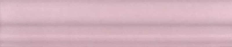 Бордюр Багет Мурано розовый глянцевый 15x3x1,6