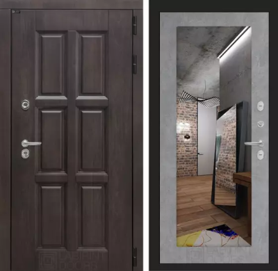 Входная дверь Лондон с зеркалом 18