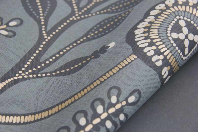 Флизелиновые обои Milassa Полинезия Plz3 018 для стен спальни