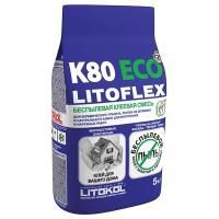 LitoFlex K80 ECO -Беспылевая клеевая смесь (5 кг)