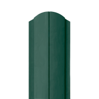Металлический штакетник Ral 6020 0.40 см. Полукруг-профиль
