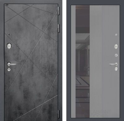 Входная дверь LOFT с Зеркалом 32 тонированным