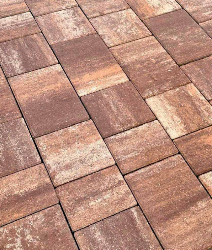 Тротуарная плитка Новый Город 1НГ6Ф №30 "Арабика" 60 мм