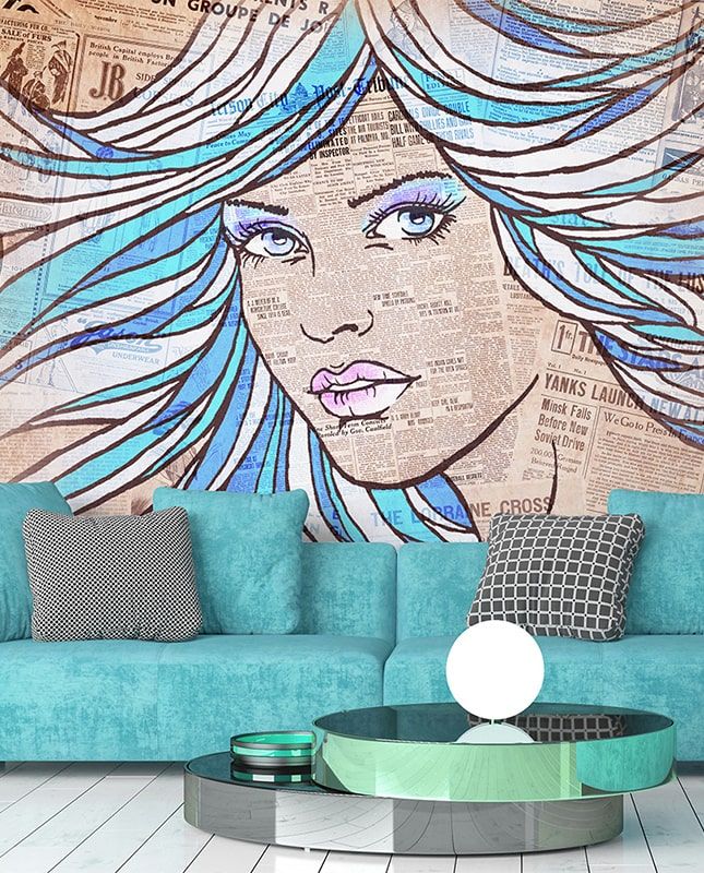 Графика Портрет девушки. ag0041