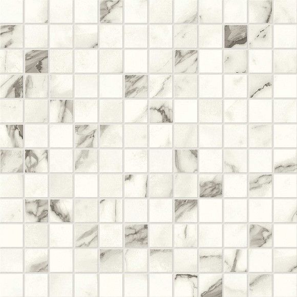 Мозаика Marvel Statuario Supremo Mosaico Lapp (A425)