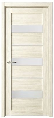 Дверь Прага ширина 60 см Эко-шпон Стекло мателюкс