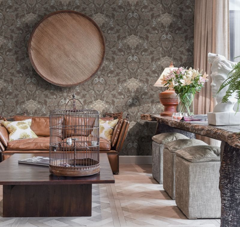 Флизелиновые обои Loymina British Garden (Британский сад) BRIT11 010 для спальни