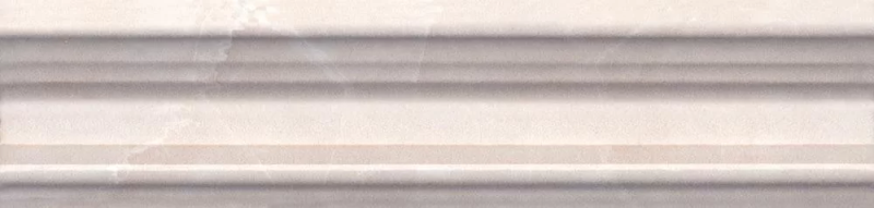 Бордюр Багет Баккара бежевый темный глянцевый 20x5x1,9