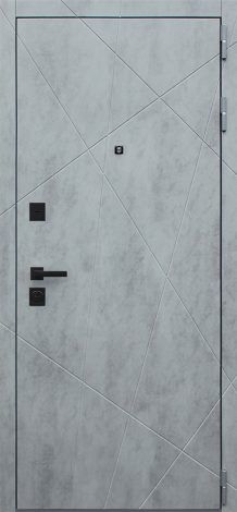 Стальная дверь Дуэт Б «Белый матовый» АСД