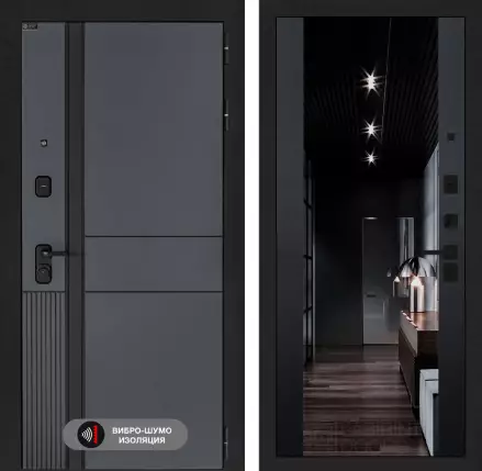 Входная дверь EVOLAB с зеркалом тонированным Максимум