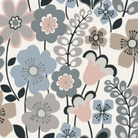 Флизелиновые обои Aura Magic Flowers 0.53x10.05 арт.FD25828