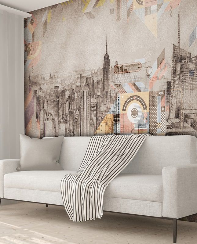 Графика Большое яблоко. Графика. Лофт.   ag0080