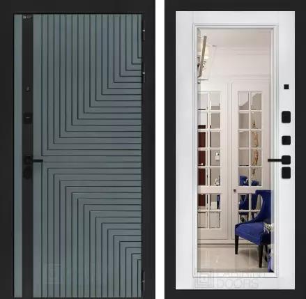 Входная дверь CREDOR с Зеркалом Фацет