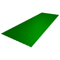 Профнастил С21 2х1,15 (зеленый)