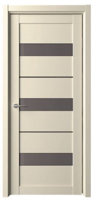 Дверь Прага ширина 70 см Винил Стекло мателюкс бронза