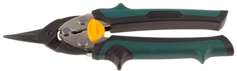KRAFTOOL Ножницы по металлу COMPACT, Cr-Mo, компактные, прямые, 180 мм