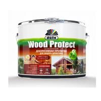 Пропитка для защиты древесины с воском Dufa Wood Protect (Бесцветный), 10 л