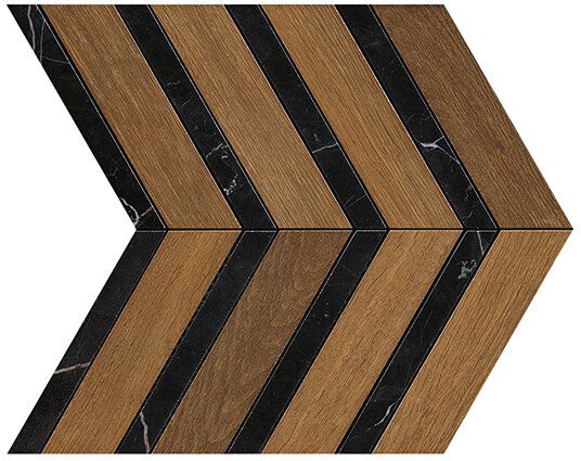 Мозаика Heartwood Brandy Marble Chevron 29,4x28,7 (AO3L)