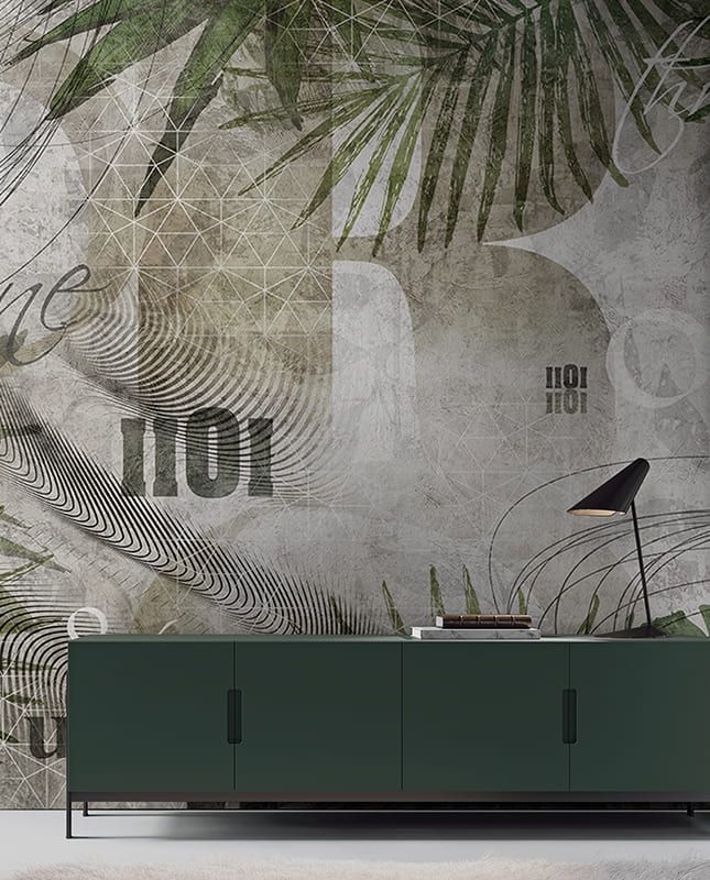 Графика Тропическая абстракция. Лофт. ag0412