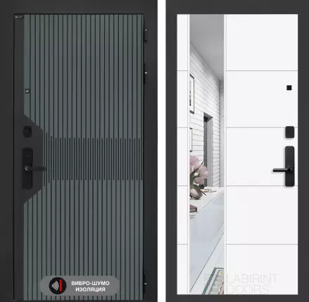 Входная дверь Смартлаб с Зеркалом 19