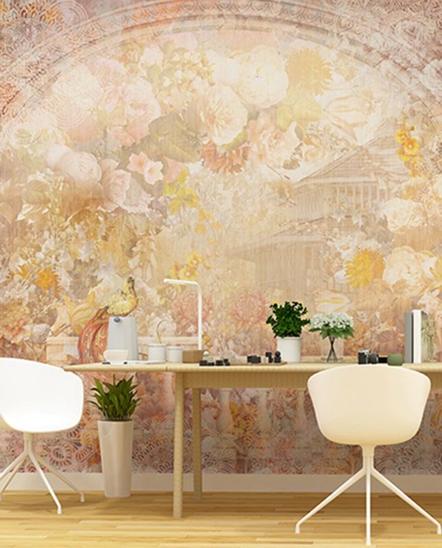 Графика Райский сад. Современной искусство. ag0314