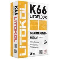 LITOFLOOR K66 -клеевая смесь для укладки толстослойной напольной плитки