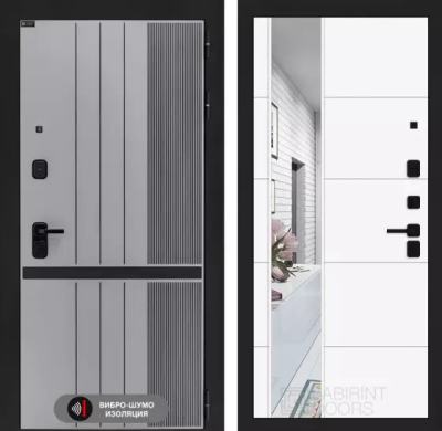 Входная дверь Скайлаб с зеркалом 19