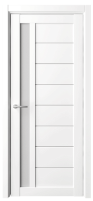 Дверь Севилья ширина 80 см Винил Стекло мателюкс