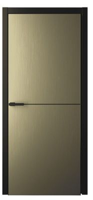 Дверь СТАТУС Л-2 ширина 60 см Эмаль ЛАВА ПГ Молдингкромка Черная