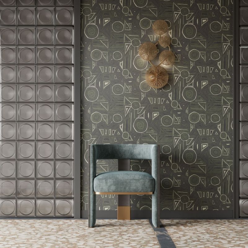 Флизелиновые обои Milassa Полинезия Plz1 005 для стен спальни