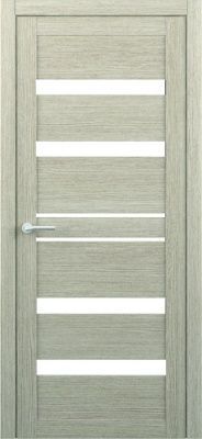 Дверь Т-12 ширина 60 см Эко Текс Стекло белое