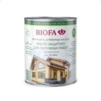 Масло защитное Biofa с антисептиком в цвете Зеленый дуб