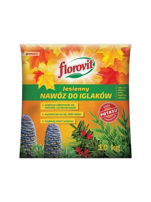 Florovit осенний гранулированный для хвойных(туя, лиственница, ель пихта) 10 кг