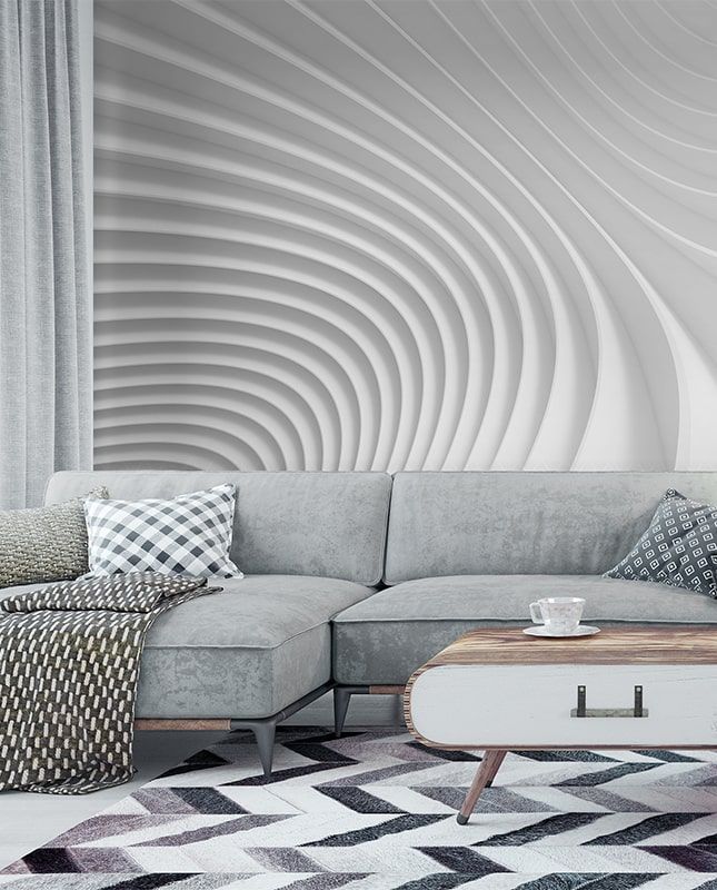 Графика Абстракция. Белые линии. ag0160