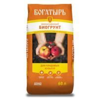 Биогрунт Богатырь "Для плодовых культур" 60 л
