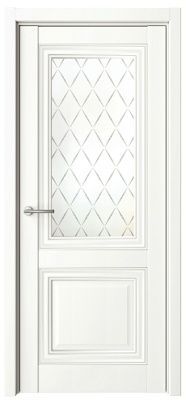 Дверь Спарта-2 ширина 90 см Винил Стекло мателюкс "Лорд"